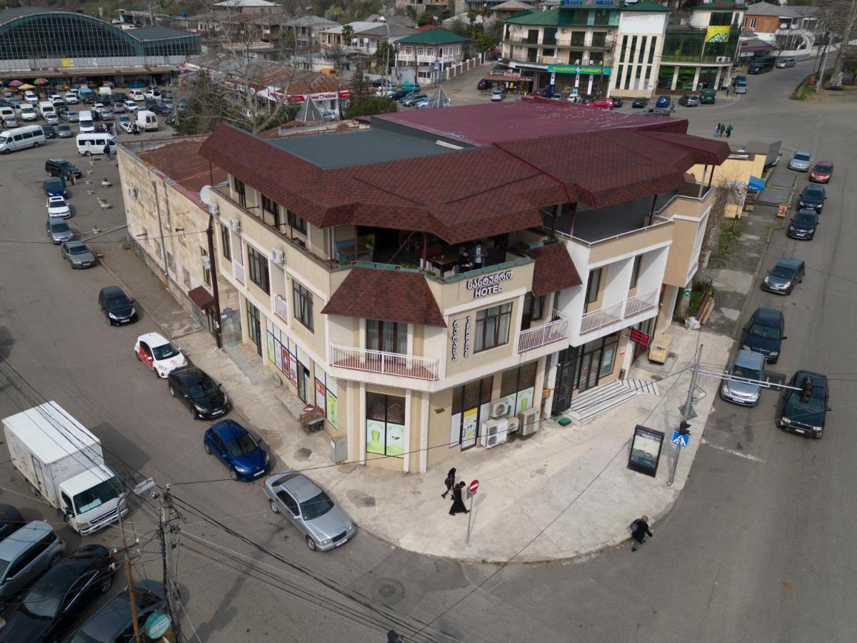Tskaltubo Hotel Terrace Bagian luar foto